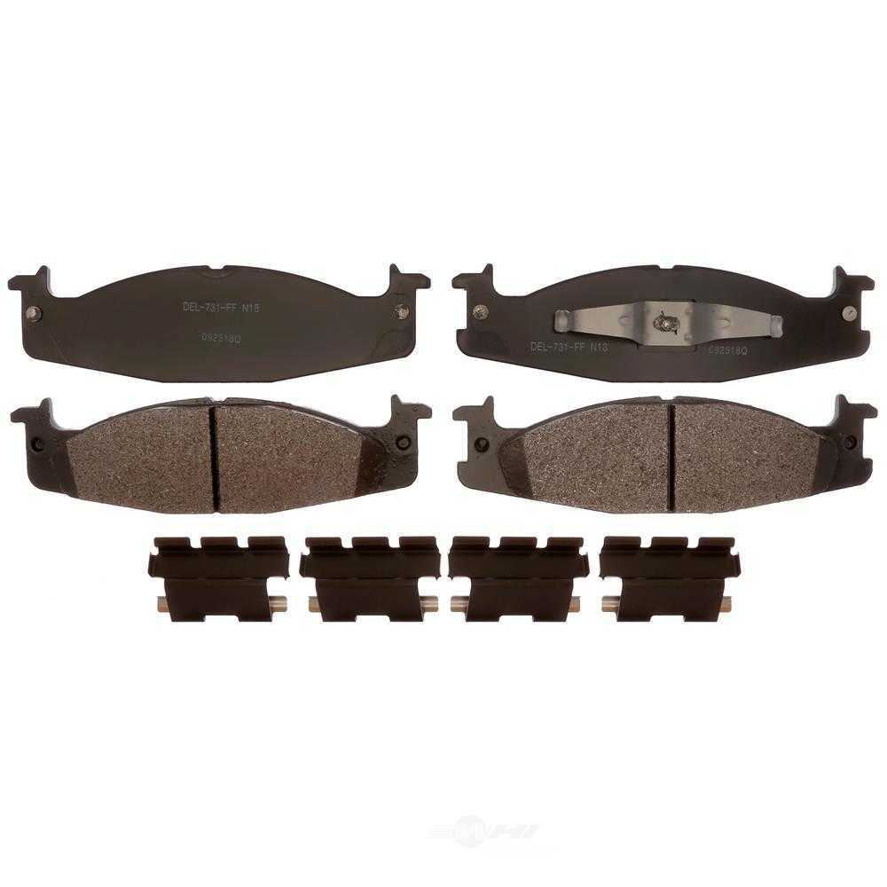 ACDELCO GOLD/PROFESSIONAL BRAKES - Semi-Metallic - ADU - 17d632mh