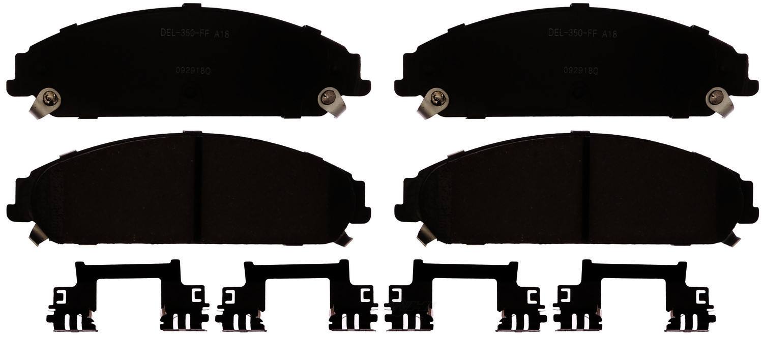 ACDELCO GOLD/PROFESSIONAL BRAKES - Ceramic Disc Brake Pad - ADU - 17d1058ch