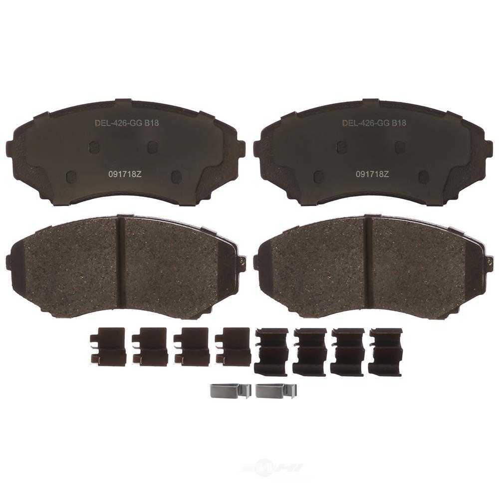 ACDELCO GOLD/PROFESSIONAL BRAKES - Ceramic Disc Brake Pad - ADU - 17d1038ch