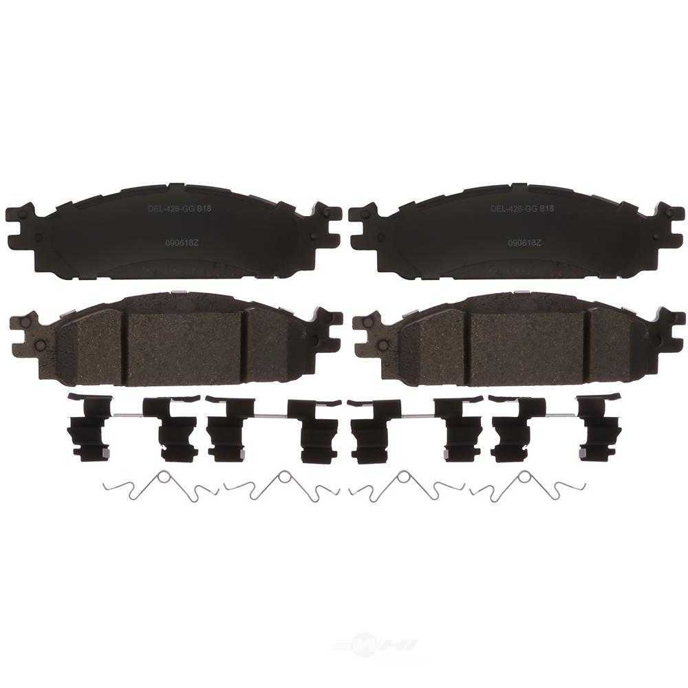 ACDELCO GOLD/PROFESSIONAL BRAKES - Ceramic Disc Brake Pad - ADU - 17d1508chf1