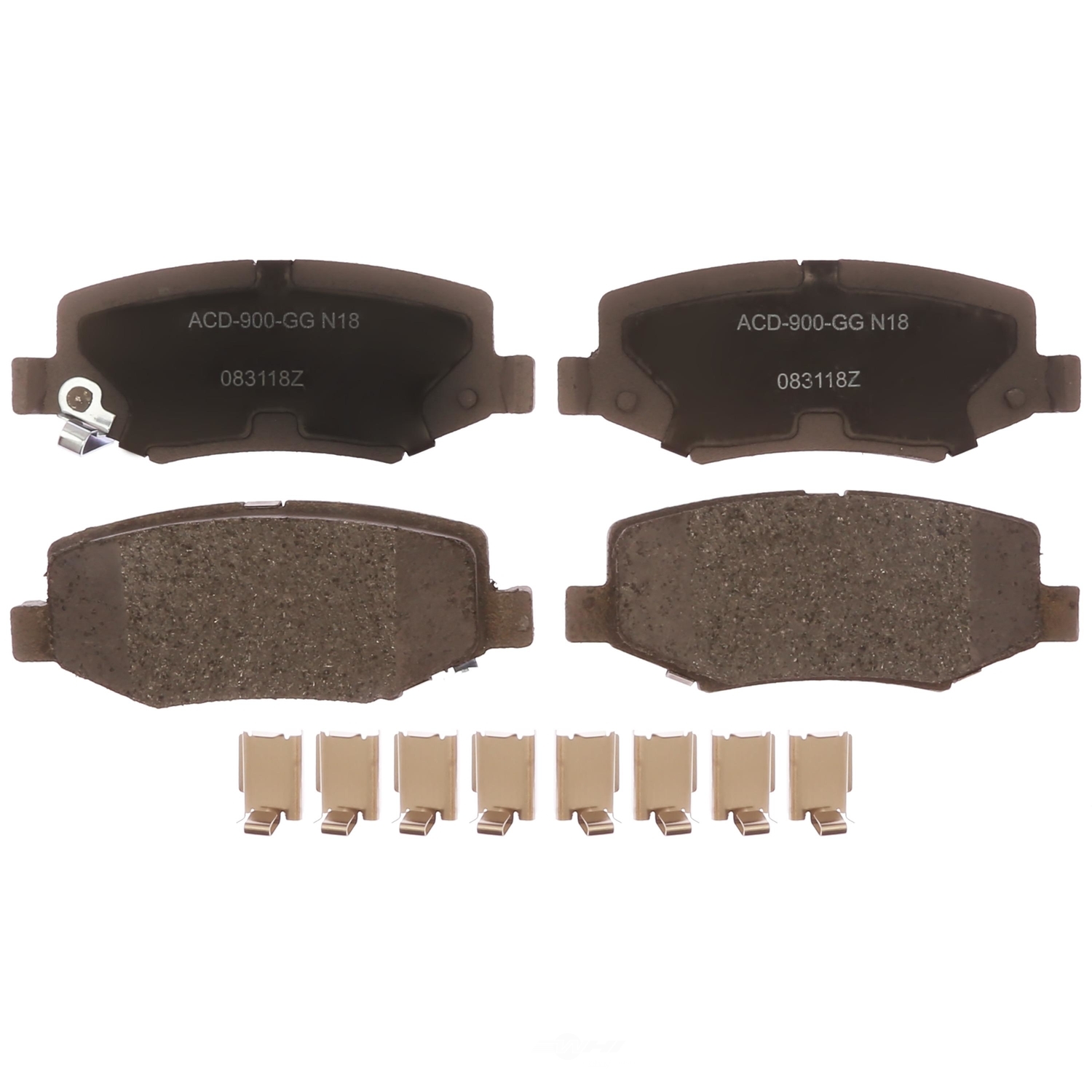 ACDELCO SILVER/ADVANTAGE - Ceramic Disc Brake Pad (Rear) - DCD 14D1274CHF1