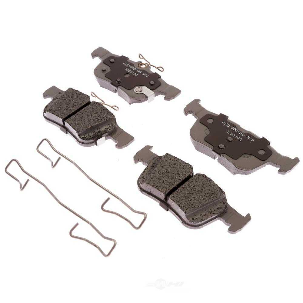 ACDELCO SILVER/ADVANTAGE - Ceramic Disc Brake Pad (Rear) - DCD 14D1665CH