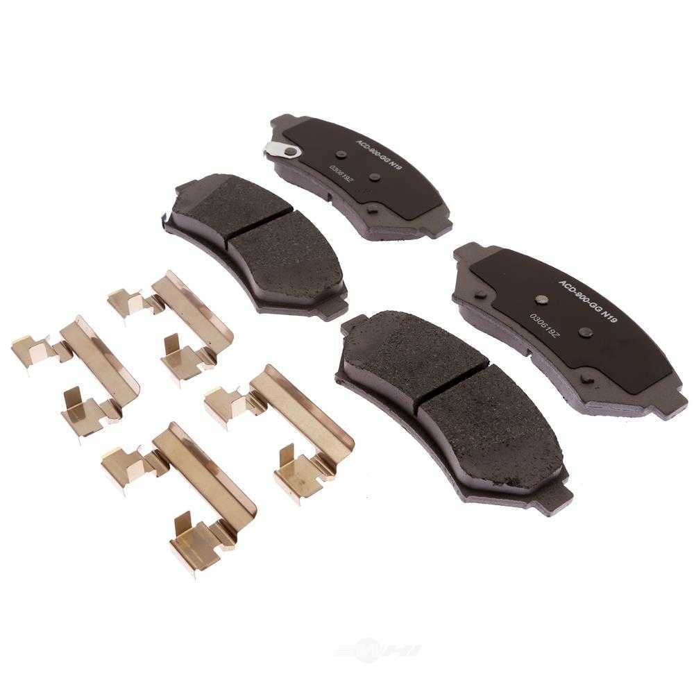 ACDELCO SILVER/ADVANTAGE - Ceramic Disc Brake Pad (Front) - DCD 14D699CHF1