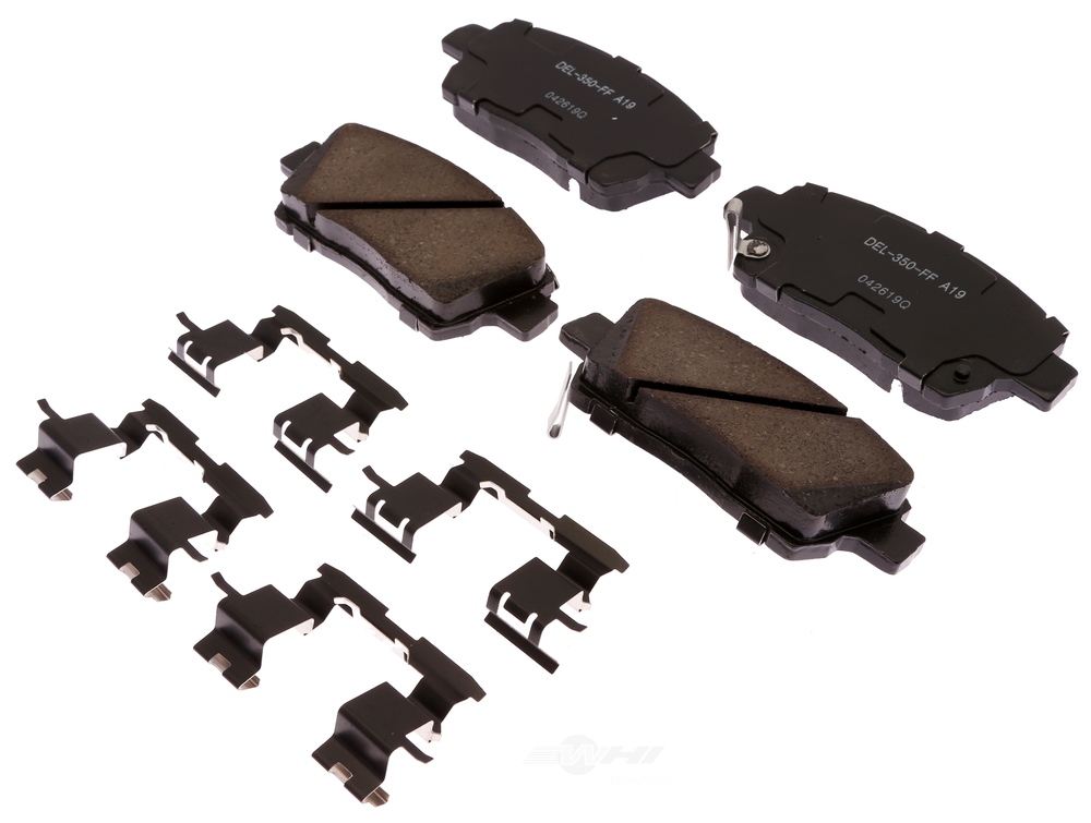 ACDELCO GOLD/PROFESSIONAL BRAKES - Ceramic Disc Brake Pad - ADU - 17d822ch