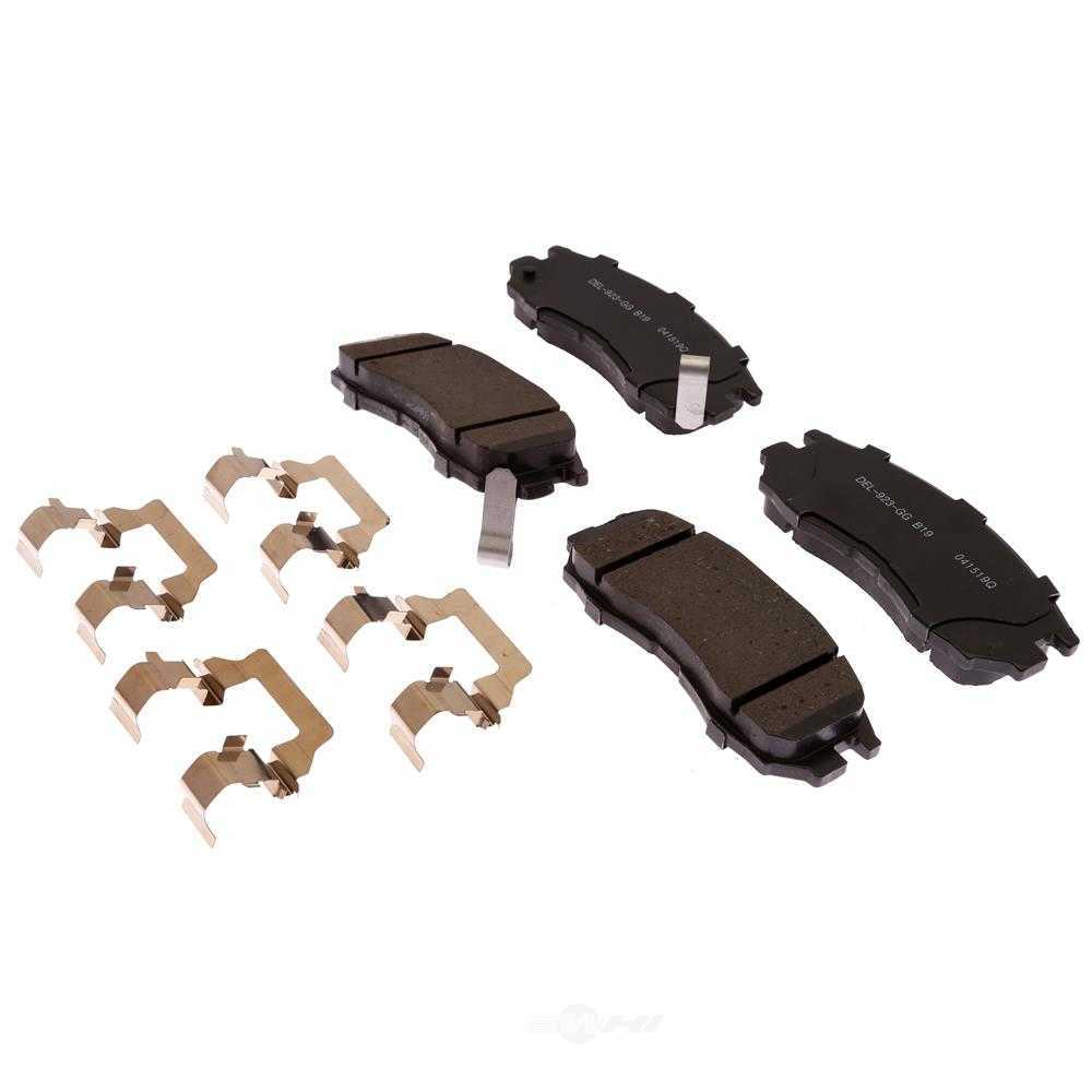ACDELCO GOLD/PROFESSIONAL BRAKES - Ceramic Disc Brake Pad - ADU - 17d484ch