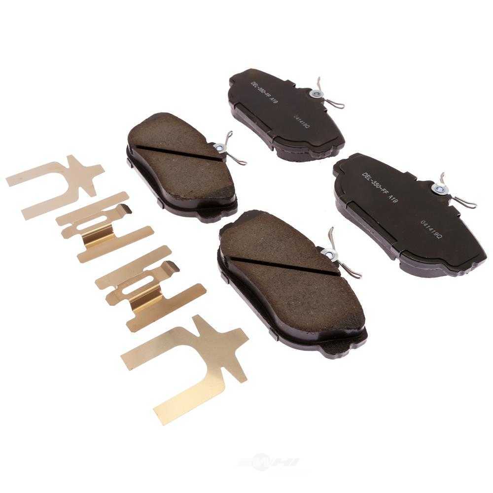 ACDELCO GOLD/PROFESSIONAL BRAKES - Ceramic Disc Brake Pad - ADU - 17d601ch