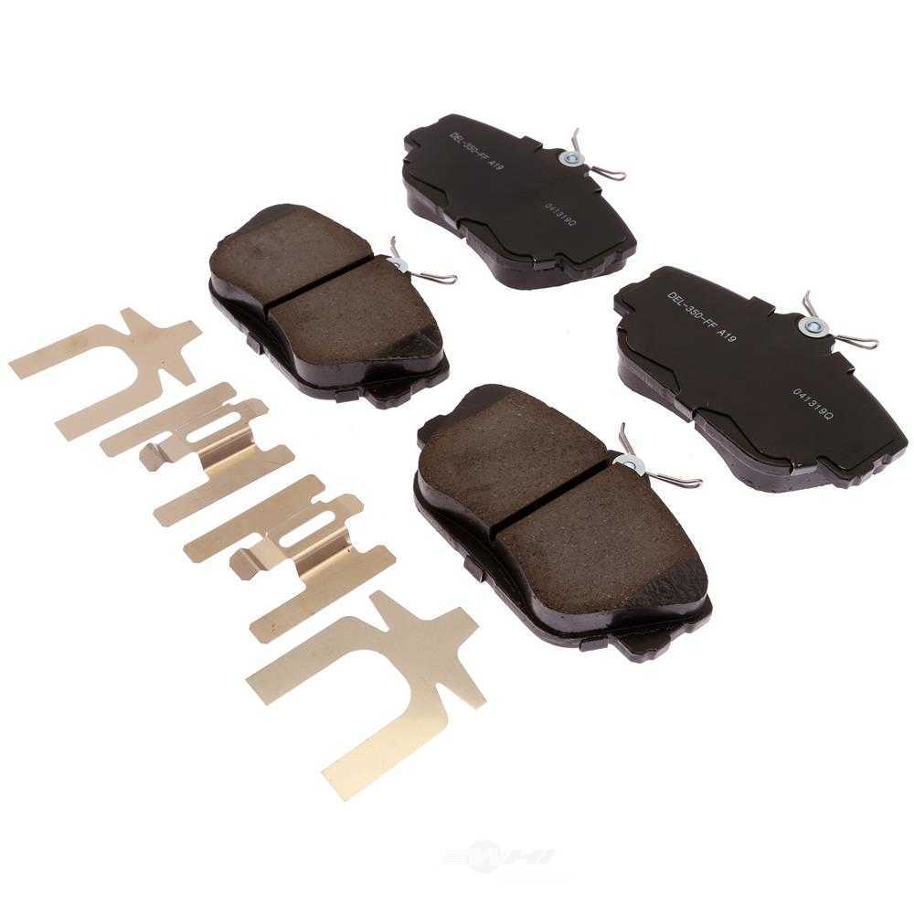 ACDELCO GOLD/PROFESSIONAL BRAKES - Ceramic Disc Brake Pad - ADU - 17d598ch