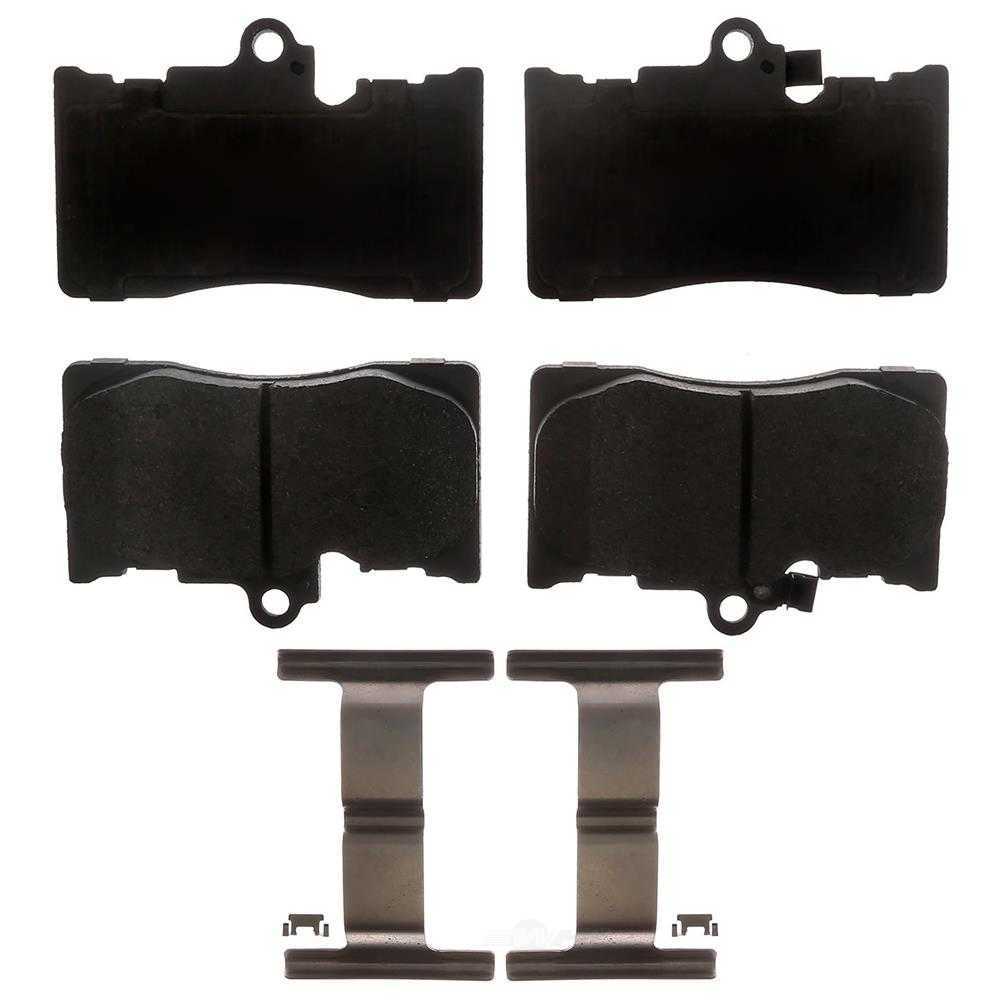 ACDELCO GOLD/PROFESSIONAL BRAKES - Semi-Metallic - ADU - 17d1118mh