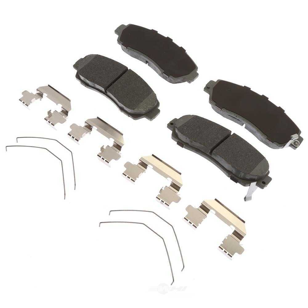 ACDELCO SILVER/ADVANTAGE - Ceramic Disc Brake Pad (Front) - DCD 14D1521CHF1