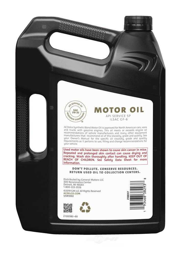 ACDELCO GOLD/PROFESSIONAL - 5 Quart - DCC 10-9290