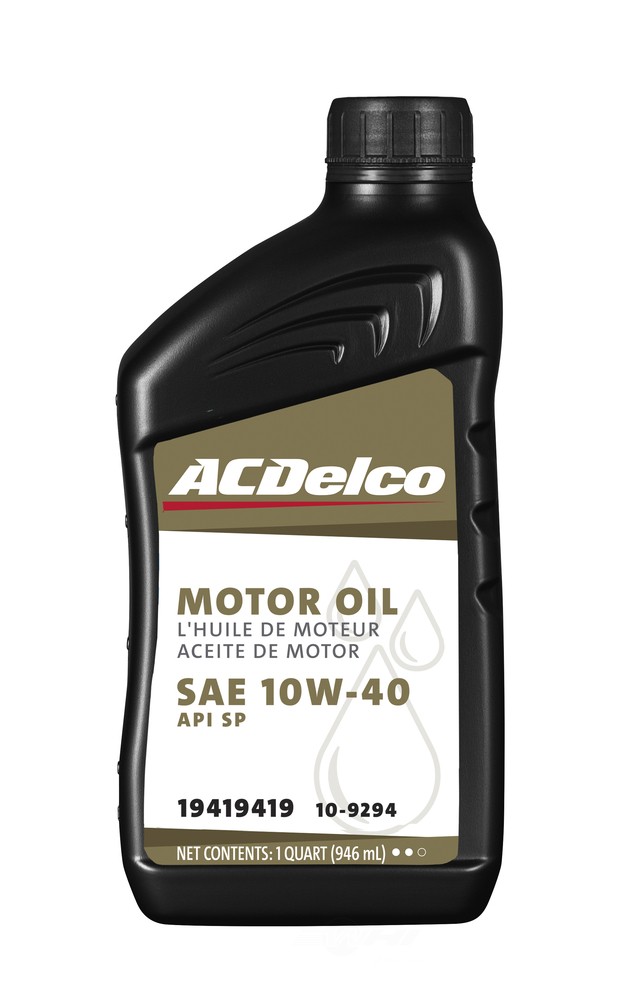 ACDELCO GOLD/PROFESSIONAL - Engine Oil - 1 Quart - DCC 10-9294