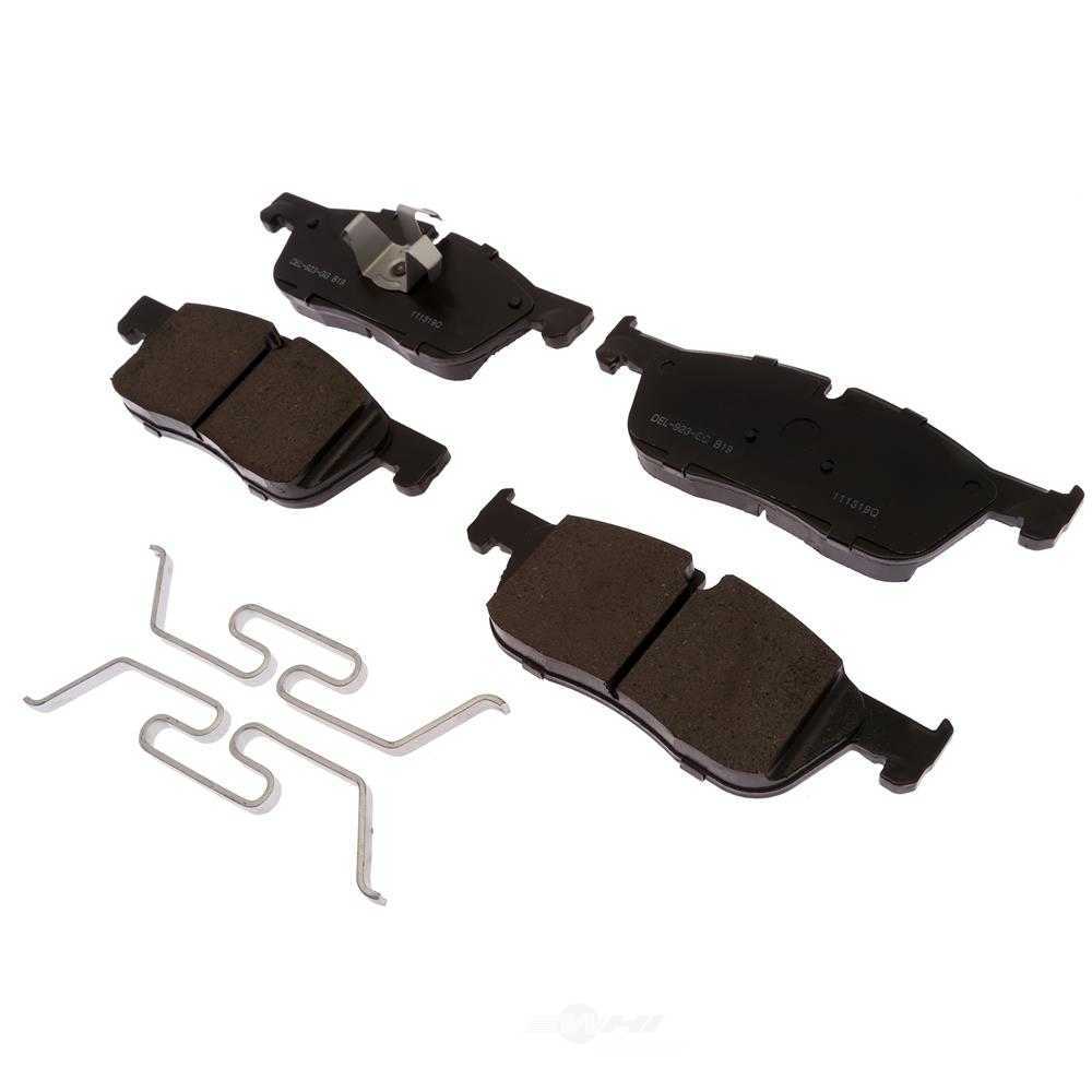ACDELCO GOLD/PROFESSIONAL BRAKES - Ceramic Disc Brake Pad - ADU - 17d1838ch