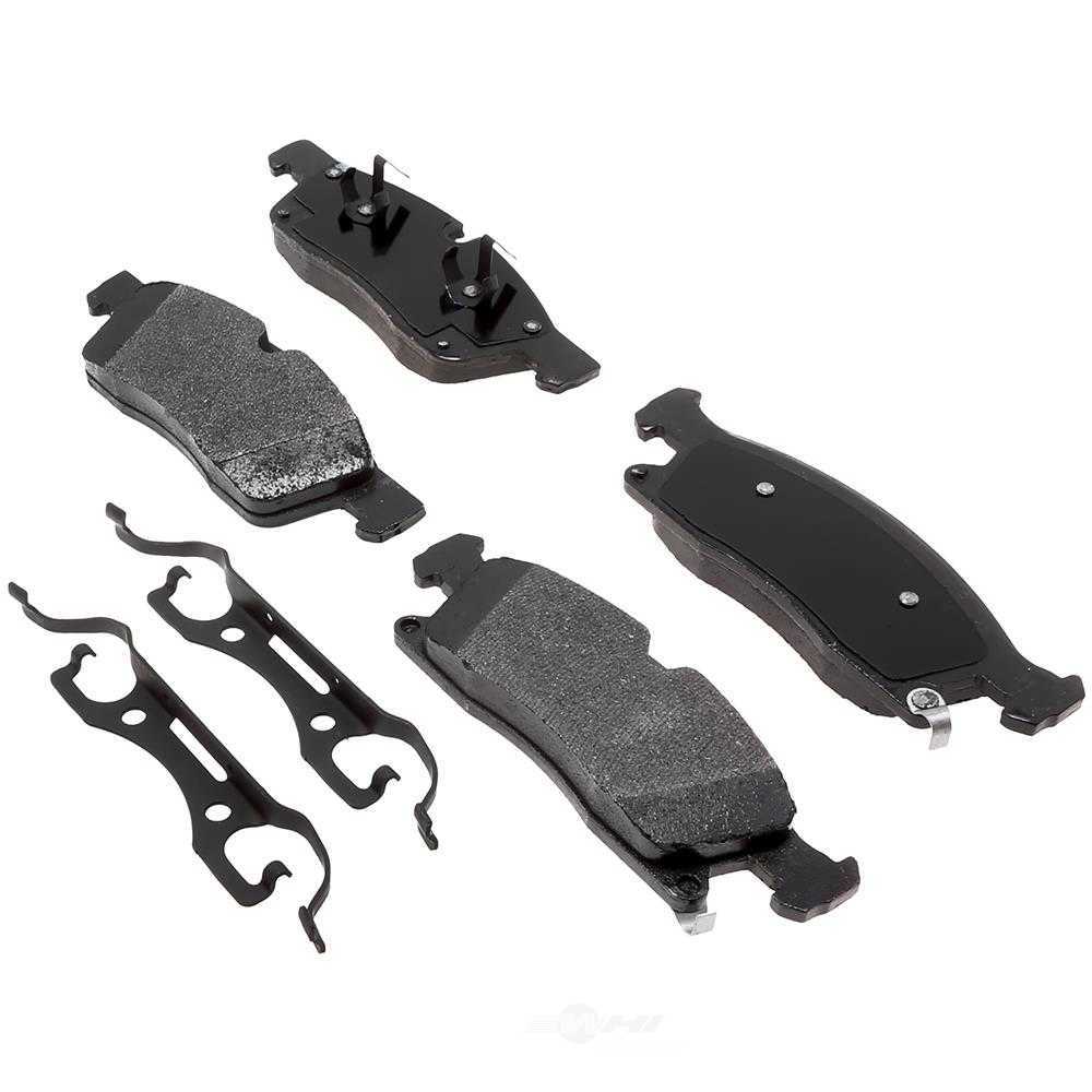 ACDELCO GOLD/PROFESSIONAL BRAKES - Enhanced Performance Police, Semi-Metallic - ADU - 17d1629amhpv