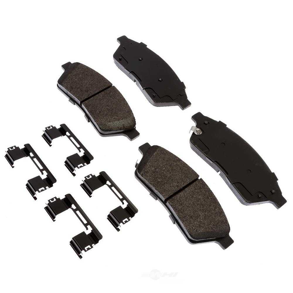 ACDELCO GOLD/PROFESSIONAL BRAKES - Semi-Metallic - ADU - 17d1422mhf1