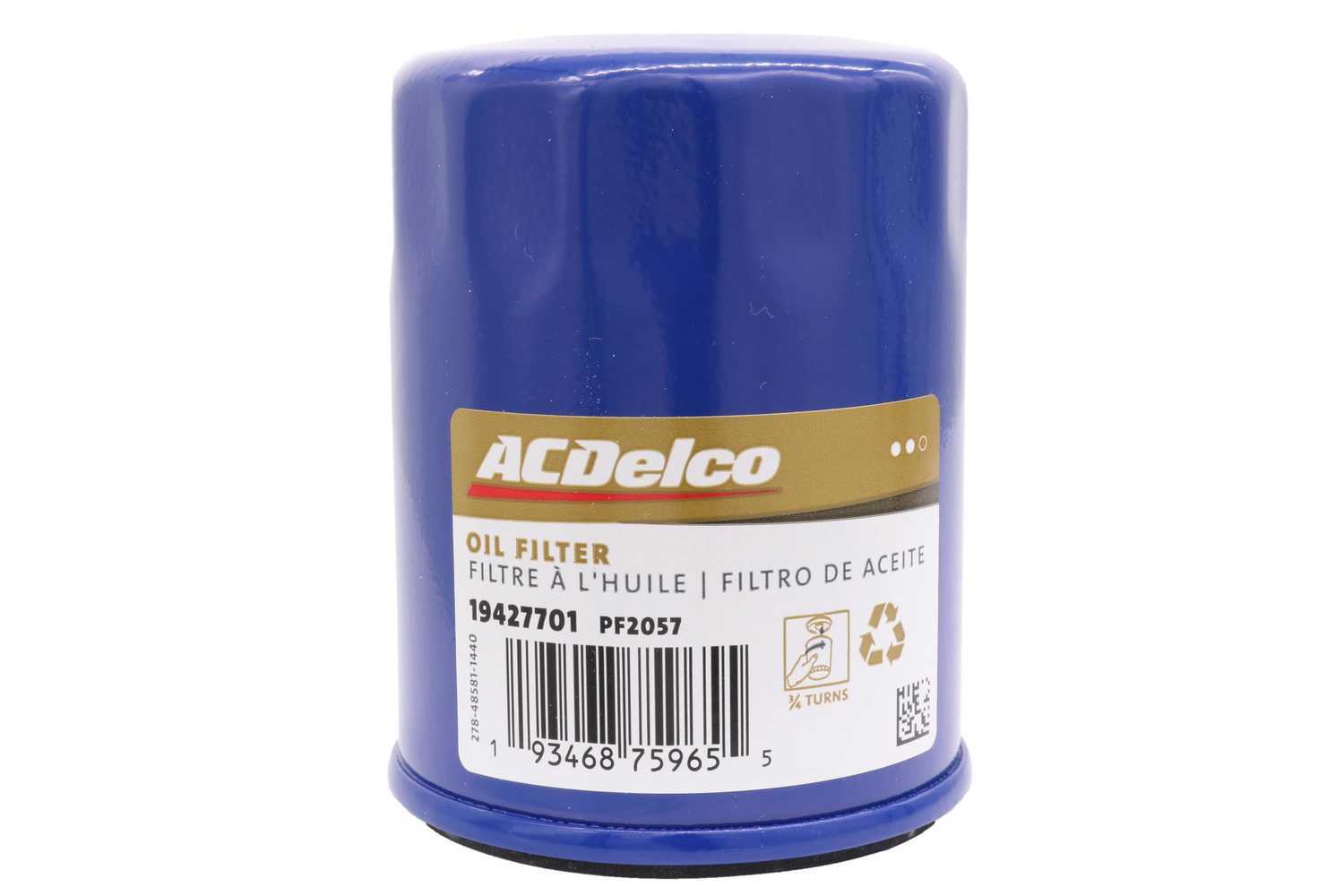 ACDELCO GOLD/PROFESSIONAL - Engine Oil Filter - DCC PF2057