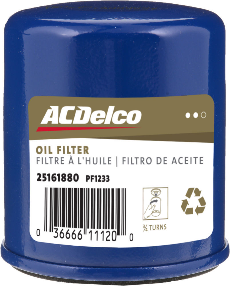 ACDELCO GOLD/PROFESSIONAL - Durapack Engine Oil Filter - Pack of 12 - DCC PF1233F
