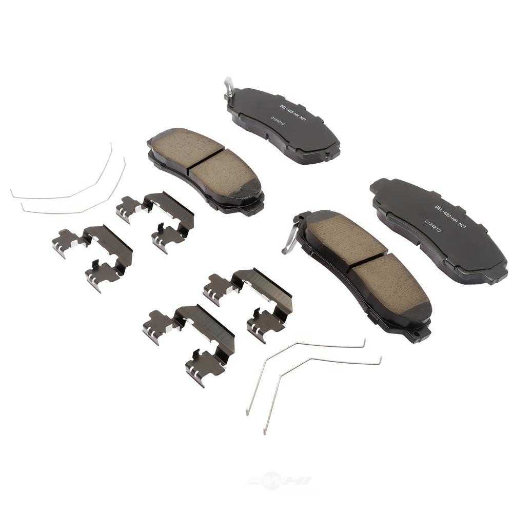 ACDELCO GOLD/PROFESSIONAL BRAKES - Ceramic Disc Brake Pad - ADU - 17d1521chf1