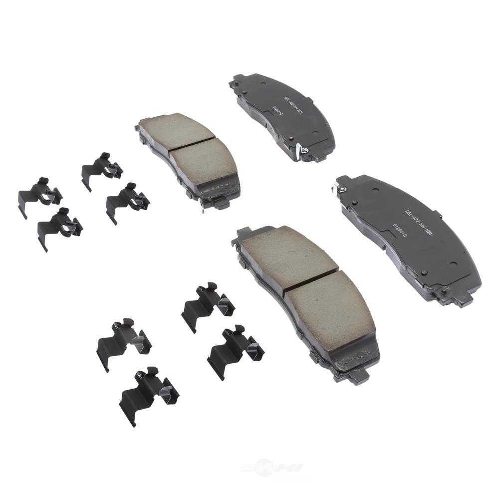 ACDELCO GOLD/PROFESSIONAL BRAKES - Ceramic Disc Brake Pad - ADU - 17d1589chf1