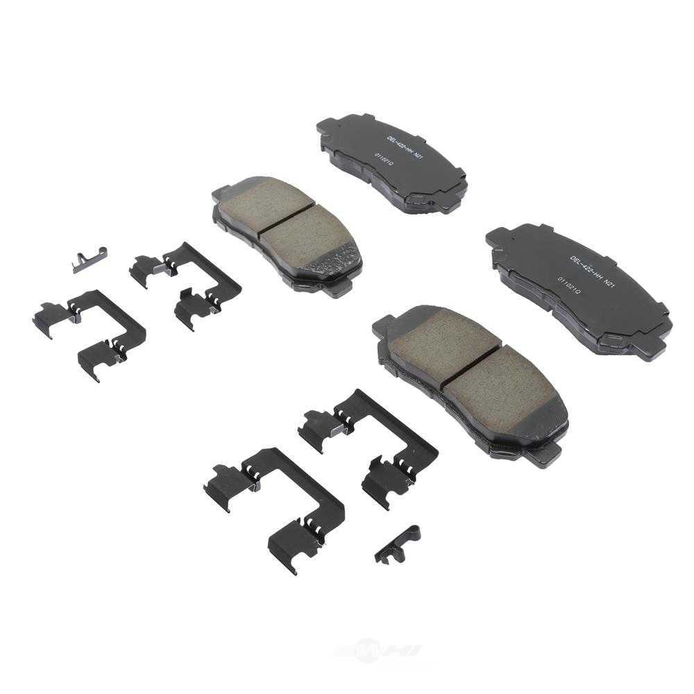 ACDELCO GOLD/PROFESSIONAL BRAKES - Ceramic Disc Brake Pad - ADU - 17d1623chf1