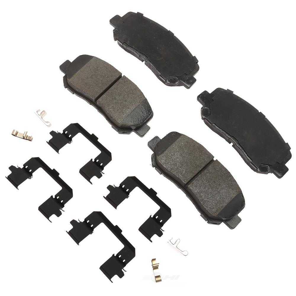 ACDELCO GOLD/PROFESSIONAL BRAKES - Ceramic Disc Brake Pad - ADU - 17d1623achf1