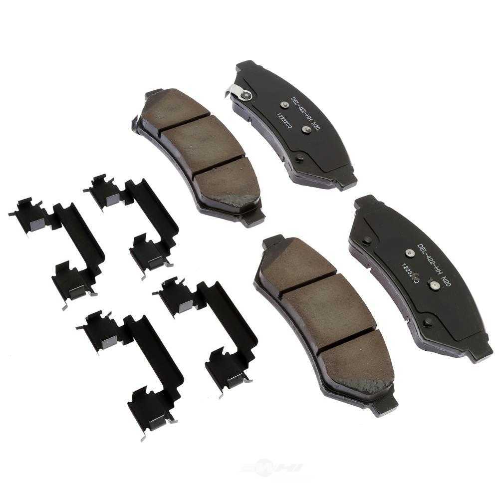 ACDELCO GOLD/PROFESSIONAL BRAKES - Ceramic Disc Brake Pad - ADU - 17d1075chf2