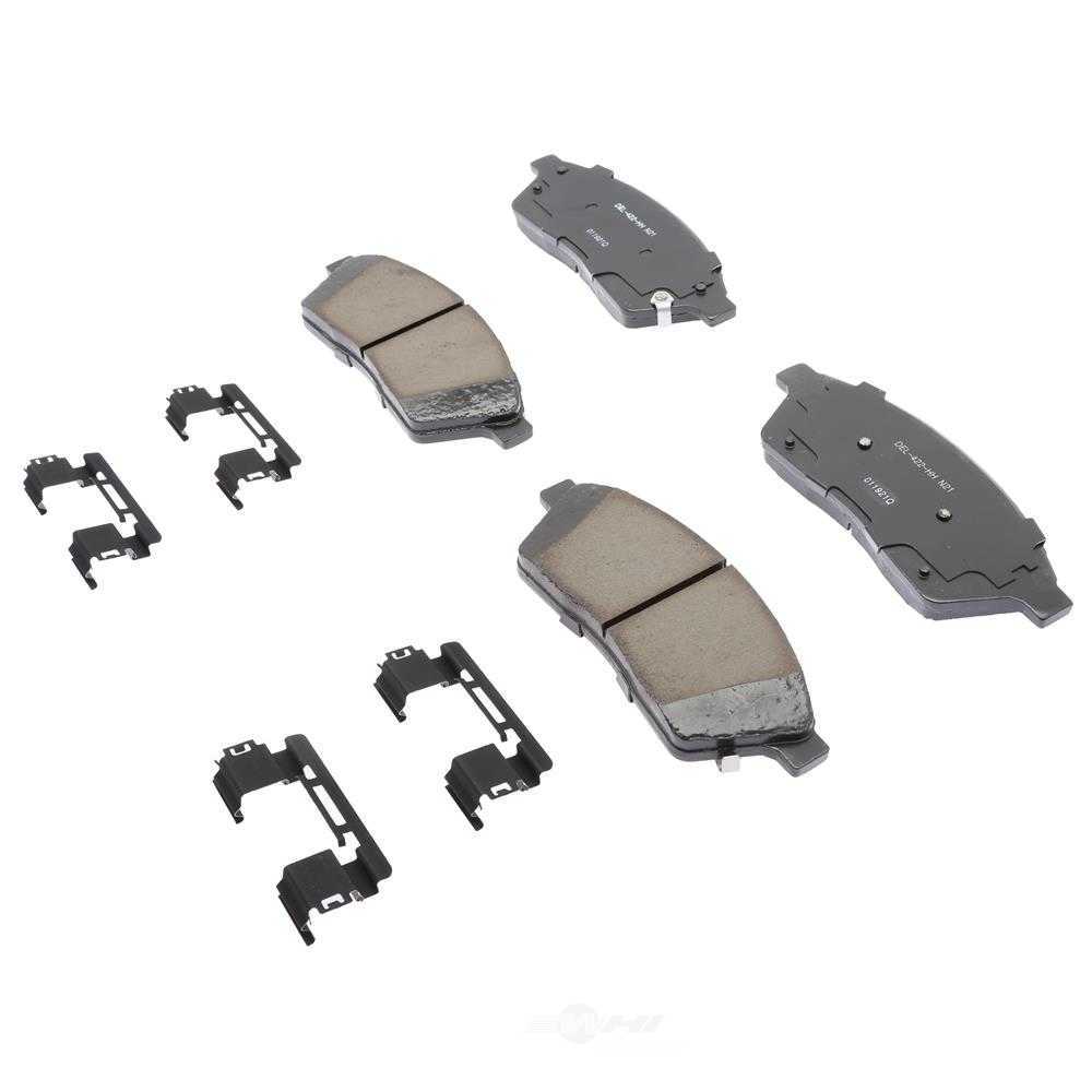 ACDELCO GOLD/PROFESSIONAL BRAKES - Ceramic Disc Brake Pad - ADU - 17d1422chf1