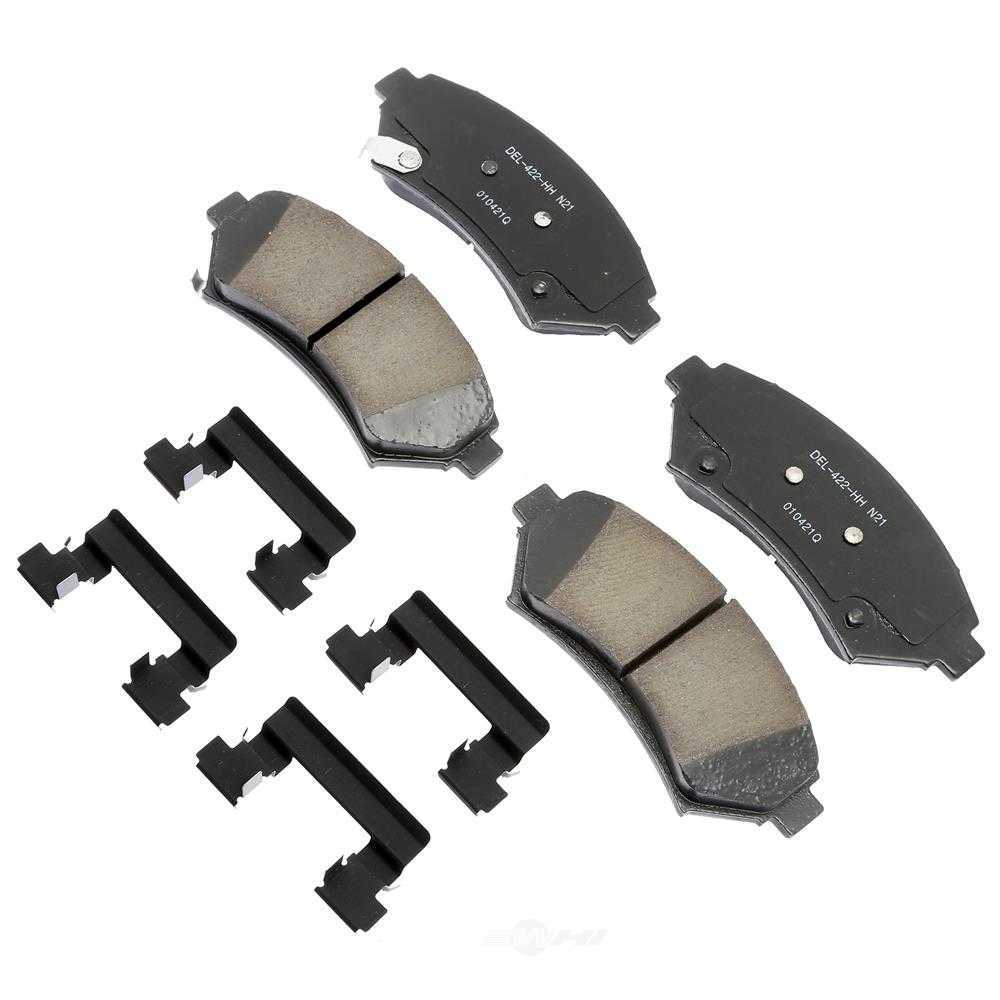 ACDELCO GOLD/PROFESSIONAL BRAKES - Ceramic Disc Brake Pad - ADU - 17d699chf1