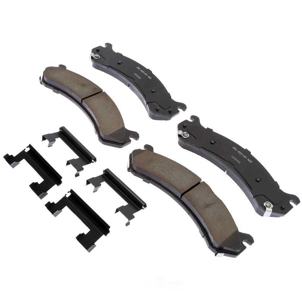 ACDELCO GOLD/PROFESSIONAL BRAKES - Ceramic Disc Brake Pad - ADU - 17d784chf1