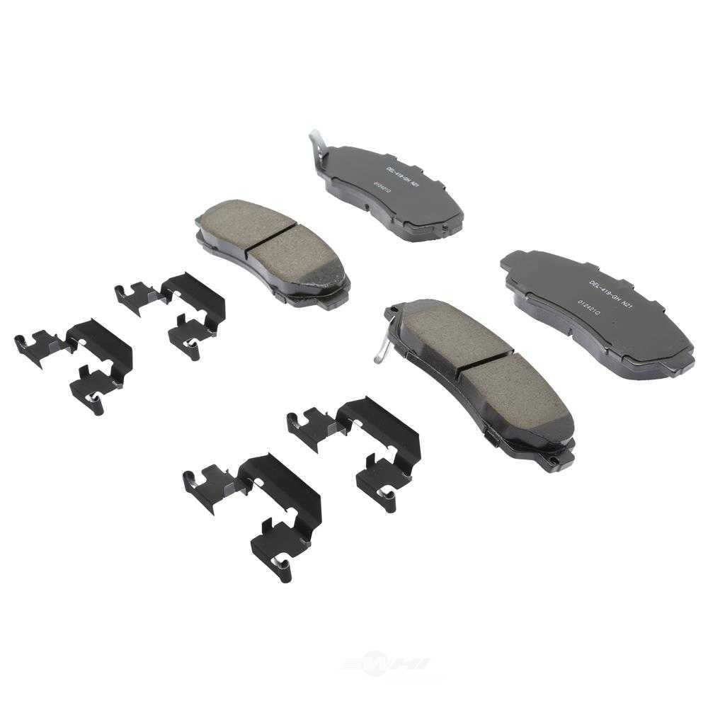 ACDELCO GOLD/PROFESSIONAL BRAKES - Ceramic Disc Brake Pad - ADU - 17d1089chf1