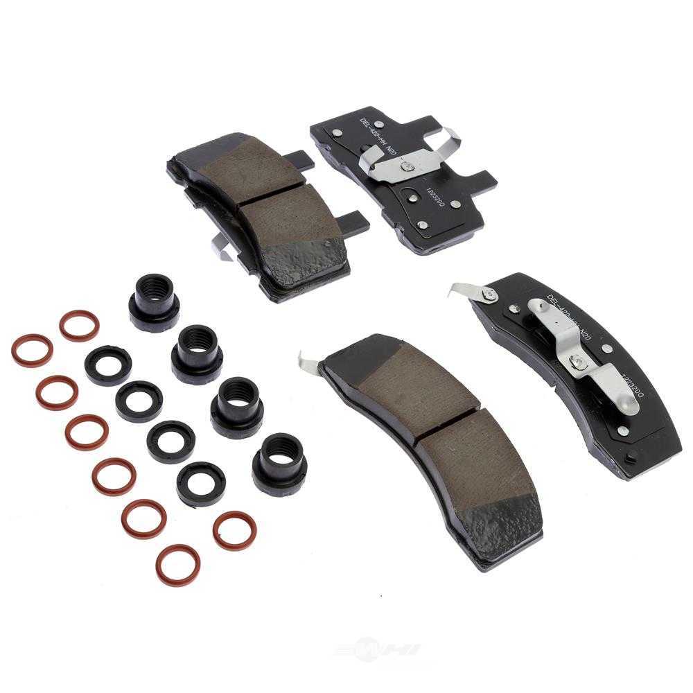 ACDELCO GOLD/PROFESSIONAL BRAKES - Ceramic Disc Brake Pad - ADU - 17d370chf1