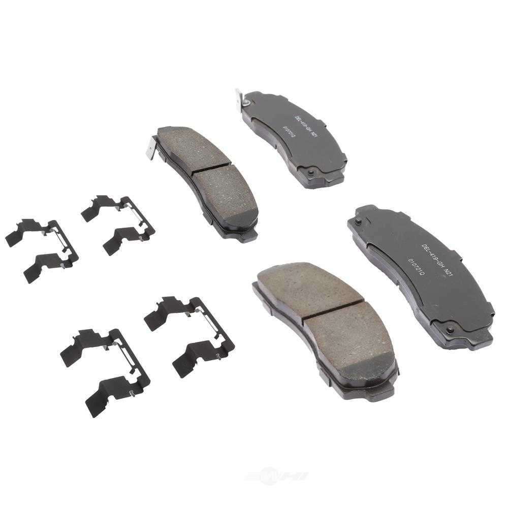 ACDELCO GOLD/PROFESSIONAL BRAKES - Ceramic Disc Brake Pad - ADU - 17d913chf1