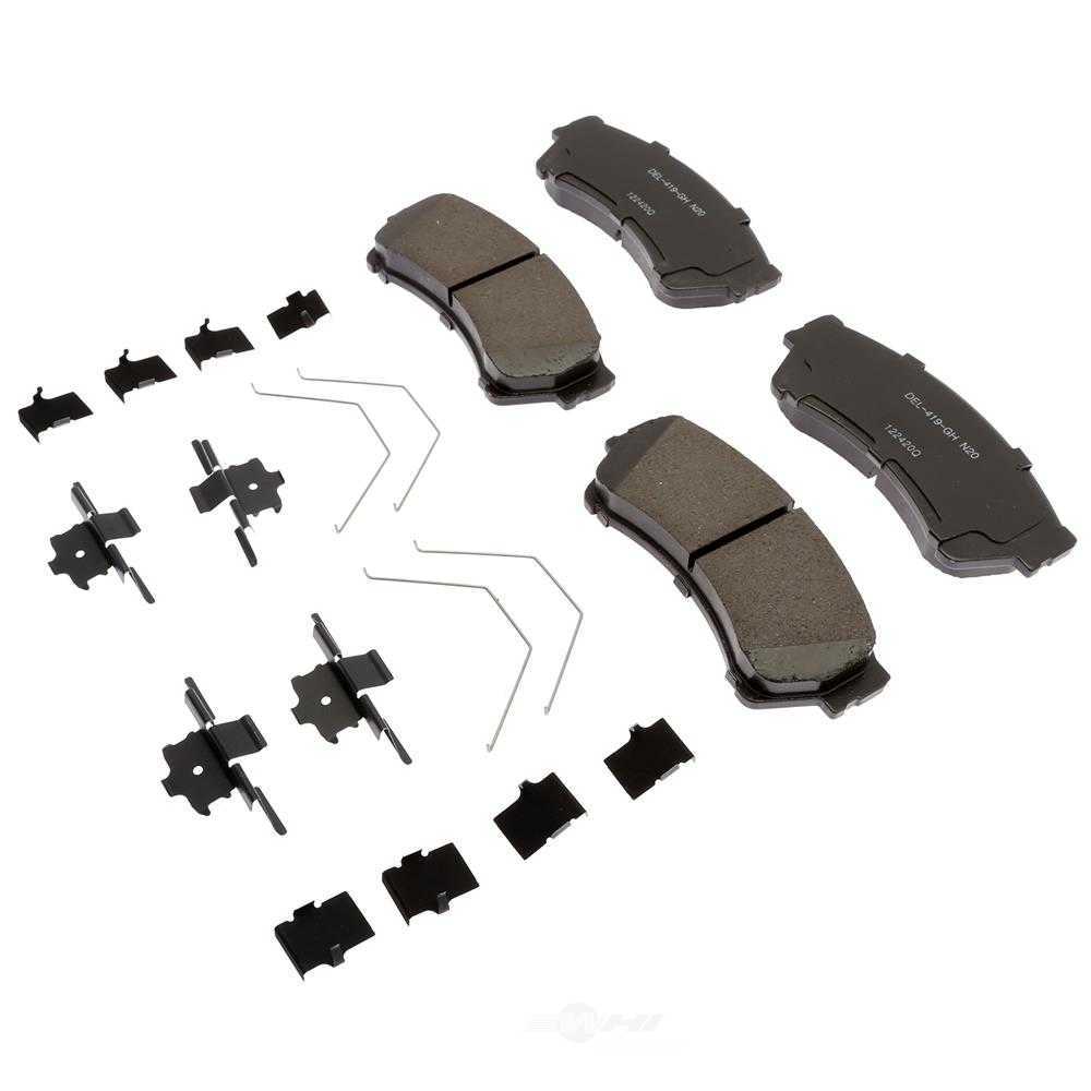 ACDELCO GOLD/PROFESSIONAL BRAKES - Ceramic Disc Brake Pad - ADU - 17d1164chf1