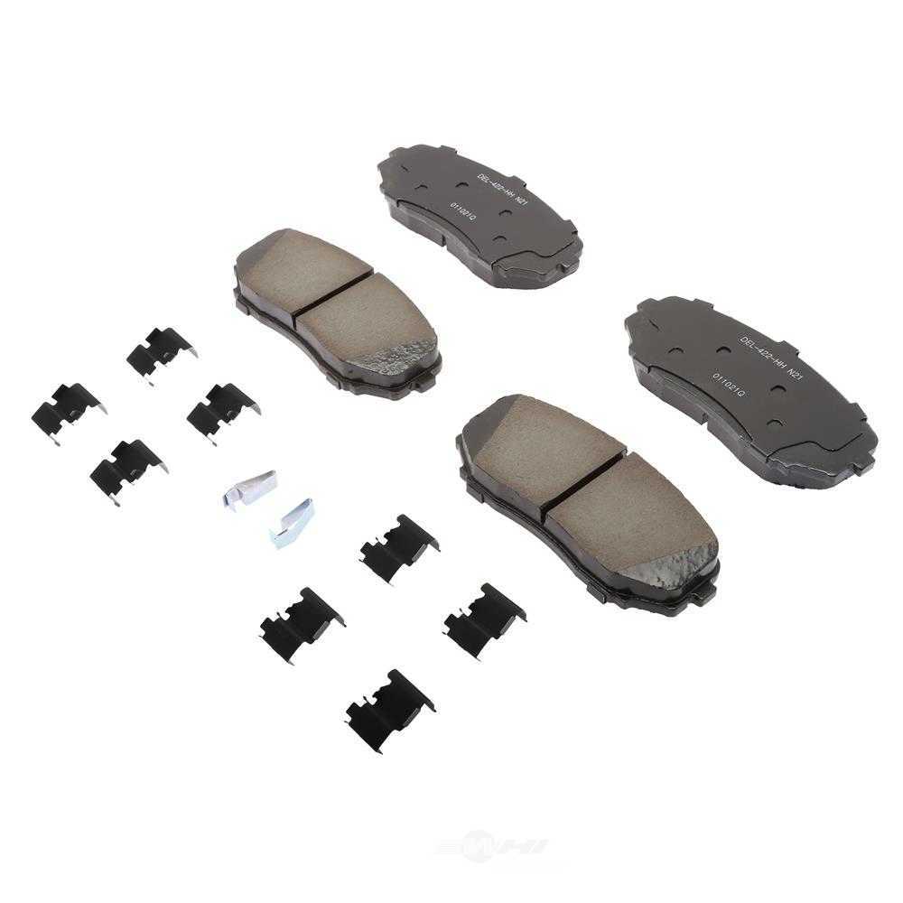 ACDELCO GOLD/PROFESSIONAL BRAKES - Ceramic Disc Brake Pad - ADU - 17d1258chf1