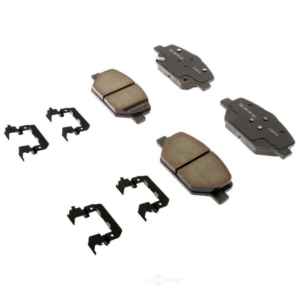 ACDELCO GOLD/PROFESSIONAL BRAKES - Ceramic Disc Brake Pad (Front) - ADU 17D1886CHF1