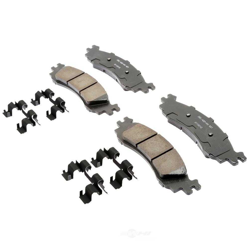 ACDELCO GOLD/PROFESSIONAL BRAKES - Ceramic Disc Brake Pad - ADU - 17d1158chf2