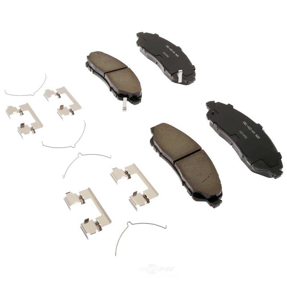 ACDELCO GOLD/PROFESSIONAL BRAKES - Ceramic Disc Brake Pad - ADU - 17d1723chf1