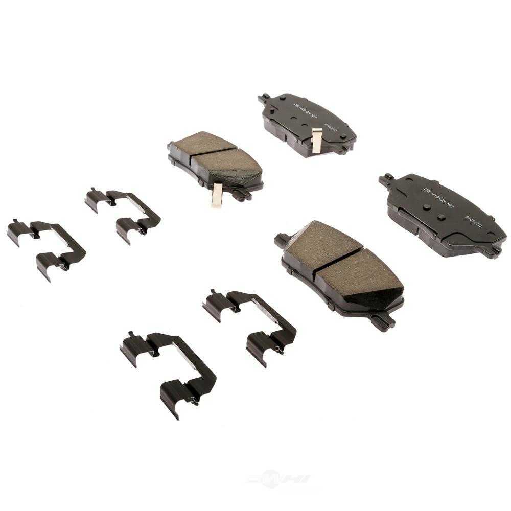 ACDELCO GOLD/PROFESSIONAL BRAKES - Ceramic Disc Brake Pad - ADU - 17d1811chf1