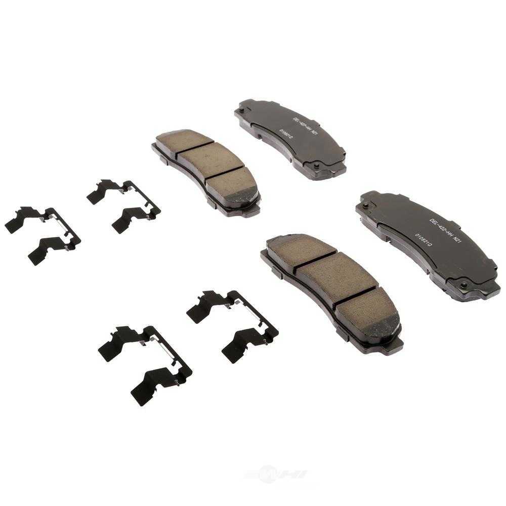 ACDELCO GOLD/PROFESSIONAL BRAKES - Ceramic Disc Brake Pad - ADU - 17d833chf1