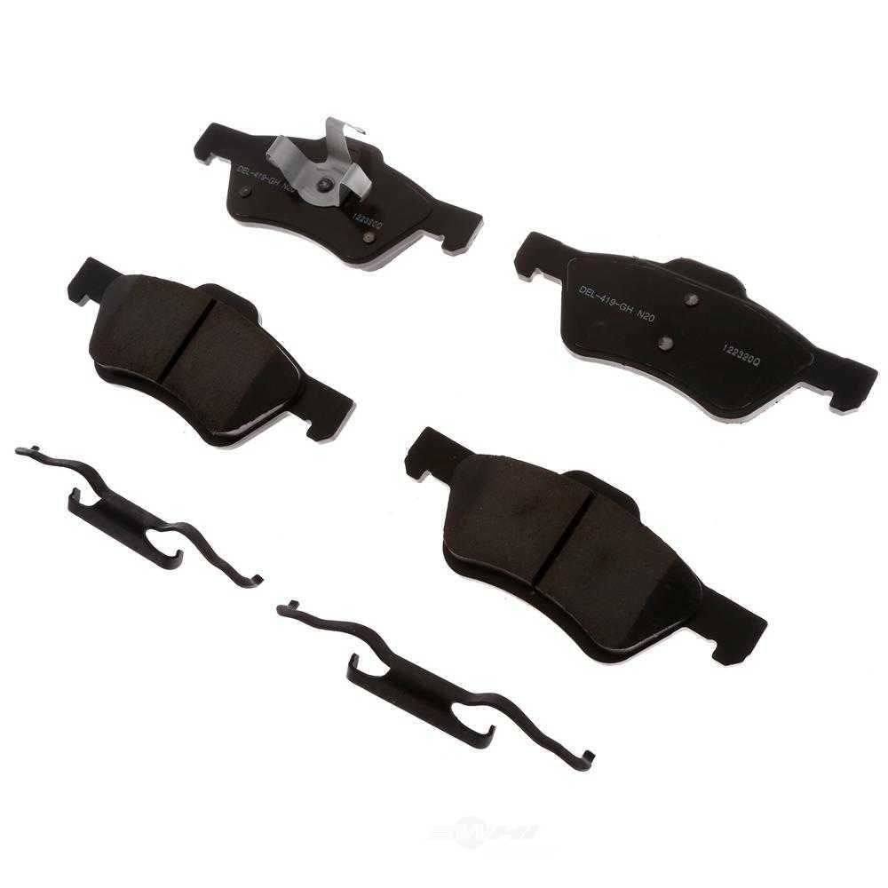 ACDELCO GOLD/PROFESSIONAL BRAKES - Ceramic Disc Brake Pad - ADU - 17d1047chf1