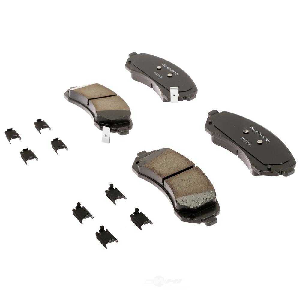 ACDELCO GOLD/PROFESSIONAL BRAKES - Ceramic Disc Brake Pad - ADU - 17d844chf1