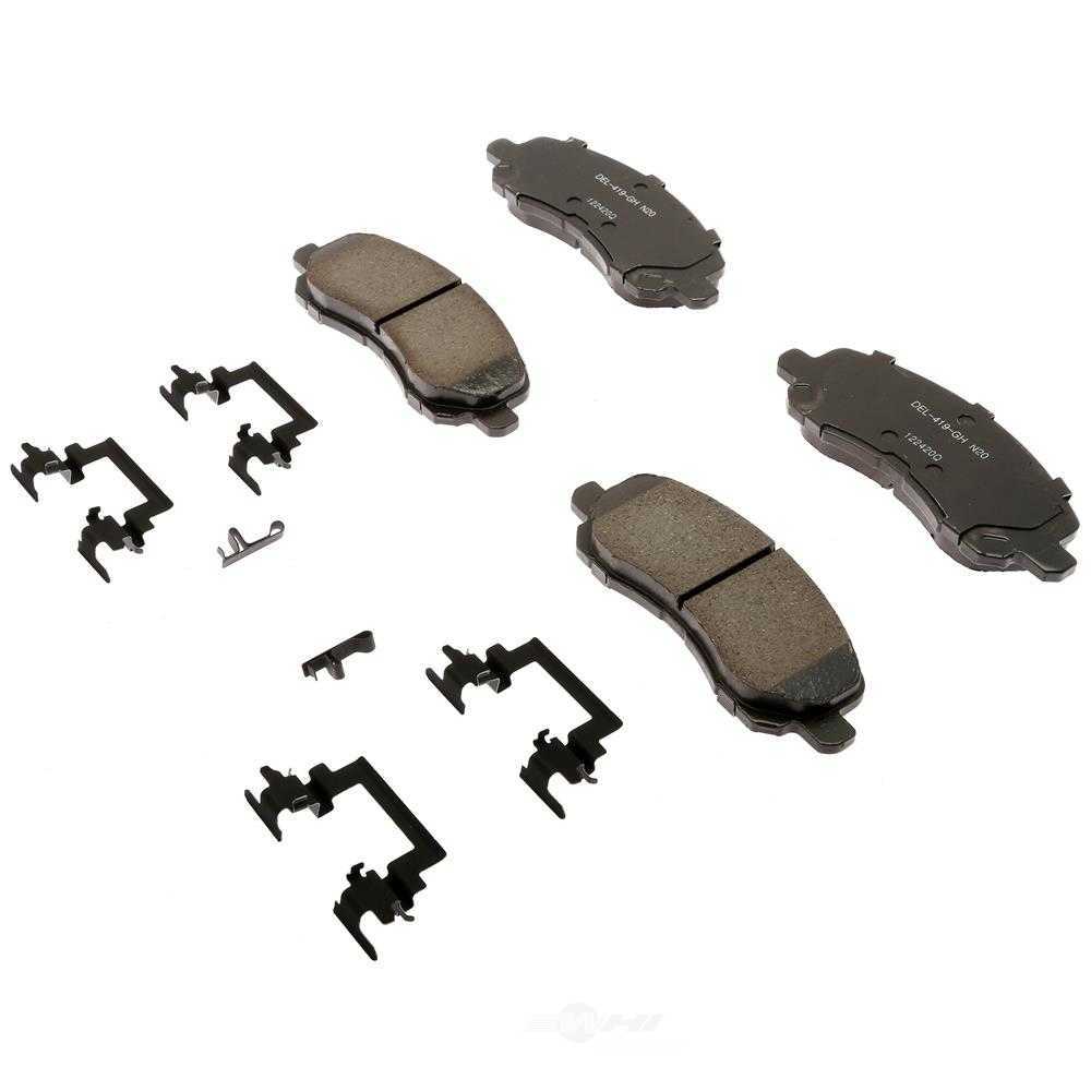 ACDELCO GOLD/PROFESSIONAL BRAKES - Ceramic Disc Brake Pad - ADU - 17d866chf2