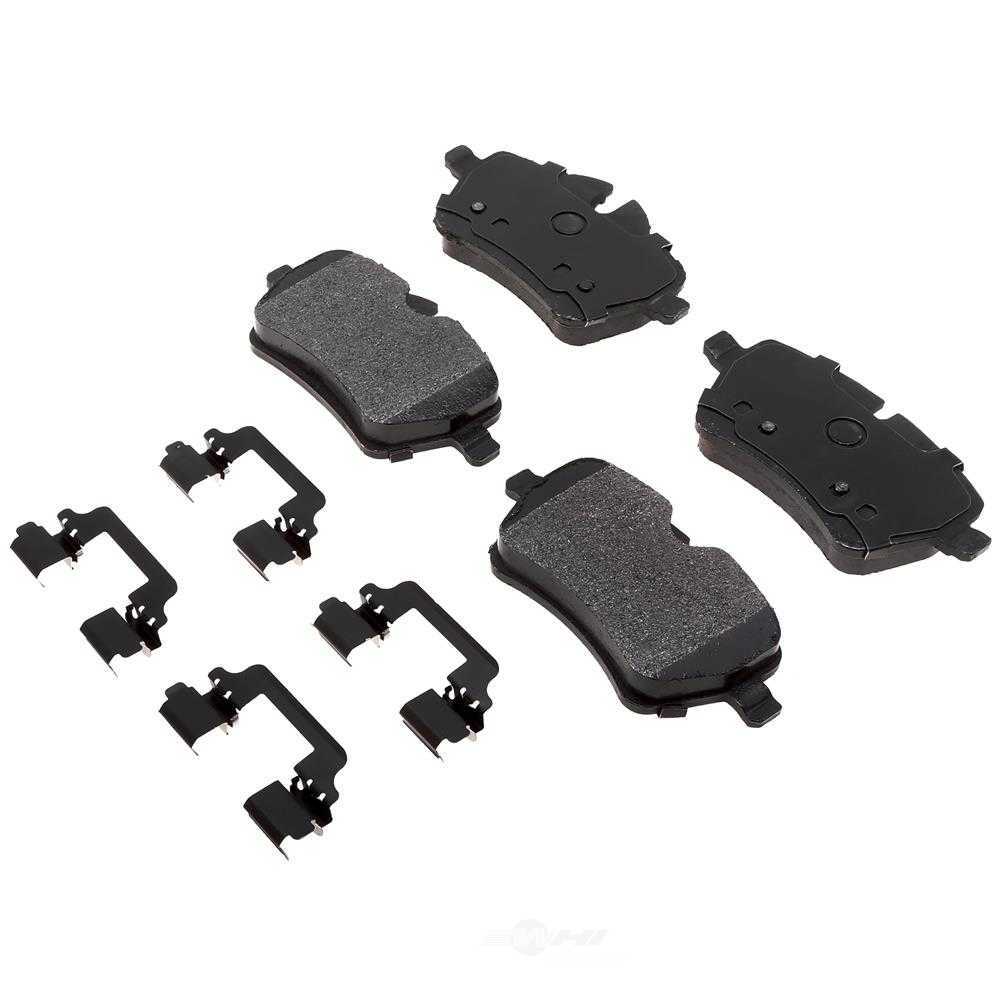 ACDELCO GOLD/PROFESSIONAL BRAKES - Semi-Metallic - ADU - 17d1204mhf1