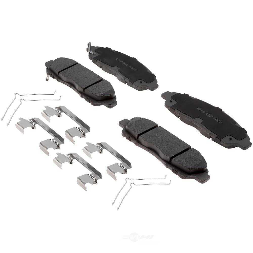 ACDELCO SILVER/ADVANTAGE - Ceramic Disc Brake Pad (Front) - DCD 14D1896CHF1