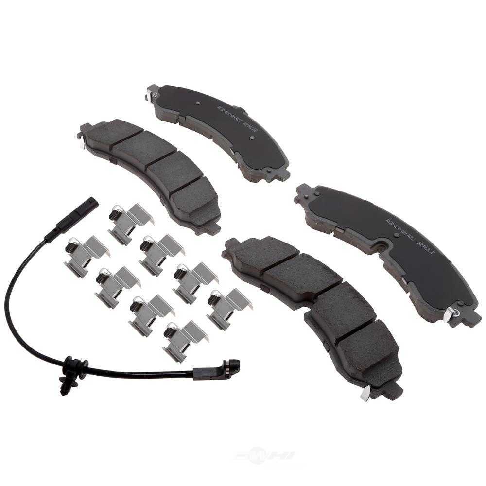 ACDELCO SILVER/ADVANTAGE - Ceramic Disc Brake Pad (Rear) - DCD 14D2250ACH