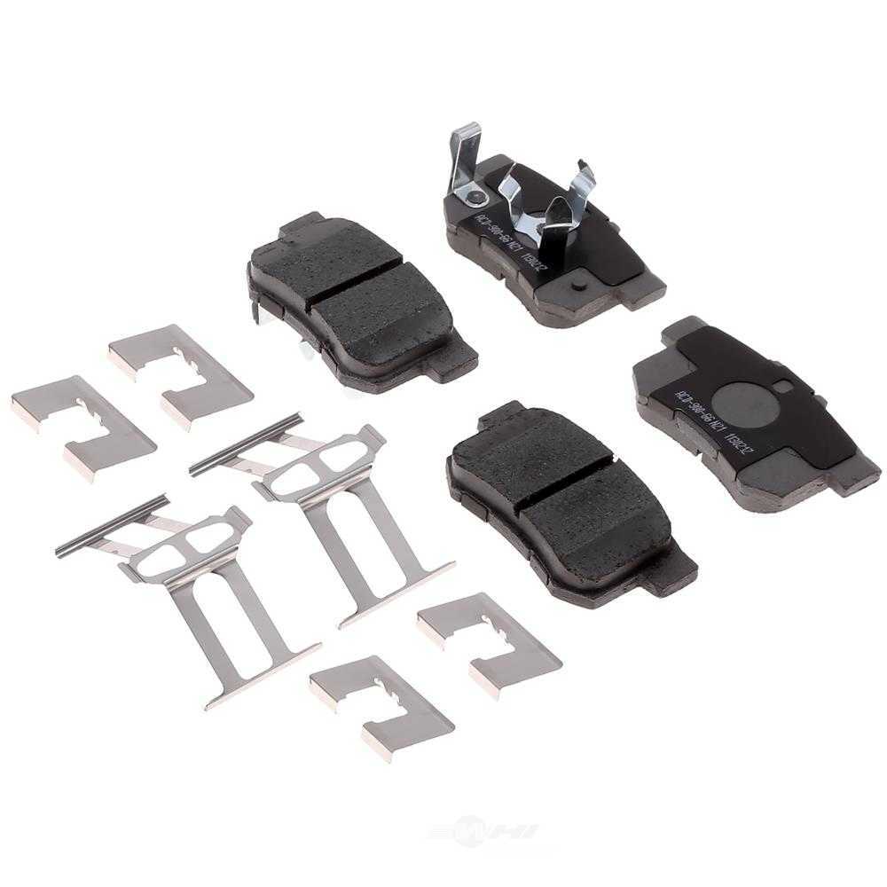 ACDELCO SILVER/ADVANTAGE - Ceramic Disc Brake Pad (Rear) - DCD 14D1086CHF2