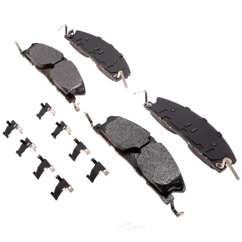 ACDELCO GOLD/PROFESSIONAL BRAKES - Semi-Metallic - ADU - 17d1611amhf1