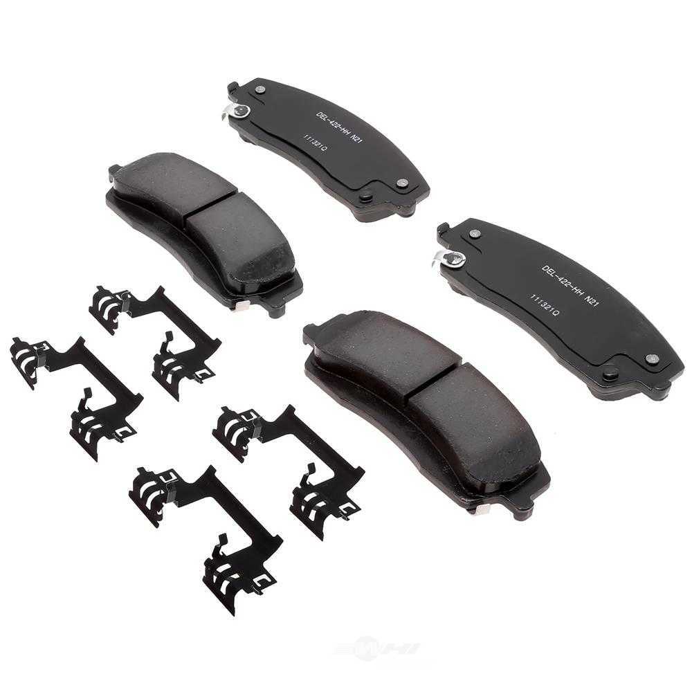 ACDELCO GOLD/PROFESSIONAL BRAKES - Ceramic Disc Brake Pad - ADU - 17d1056achf1