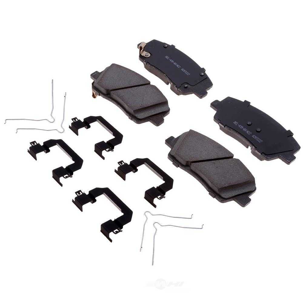 ACDELCO GOLD/PROFESSIONAL BRAKES - Ceramic Disc Brake Pad - ADU - 17d2117ch
