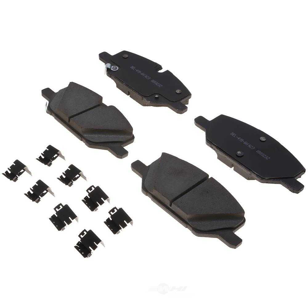 ACDELCO GOLD/PROFESSIONAL BRAKES - Ceramic Disc Brake Pad - ADU - 17d2314ch