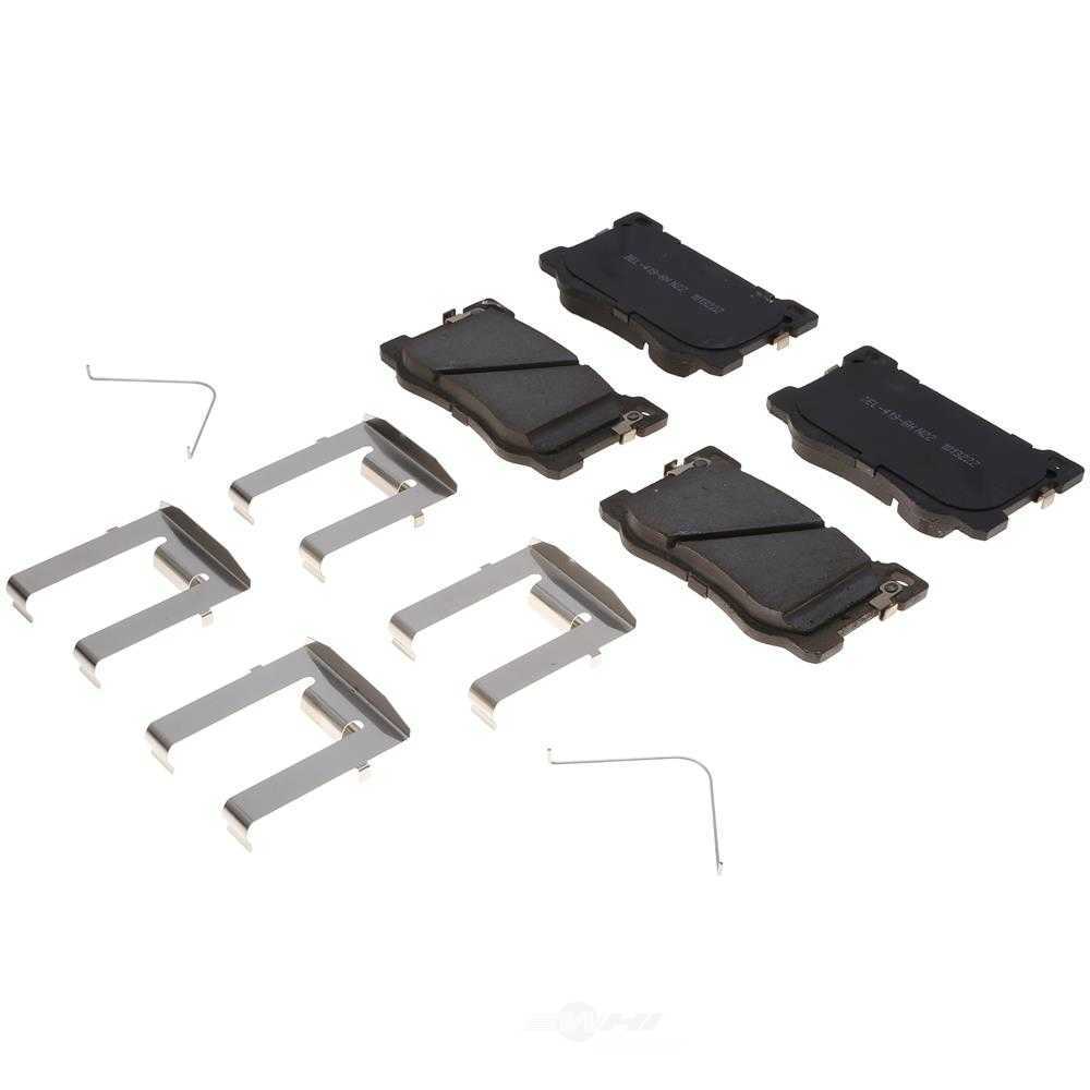 ACDELCO GOLD/PROFESSIONAL BRAKES - Ceramic Disc Brake Pad - ADU - 17d2101ch